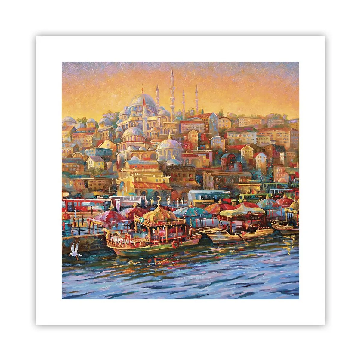 Affiche - Poster - Conte d'Istanbul - 40x40 cm