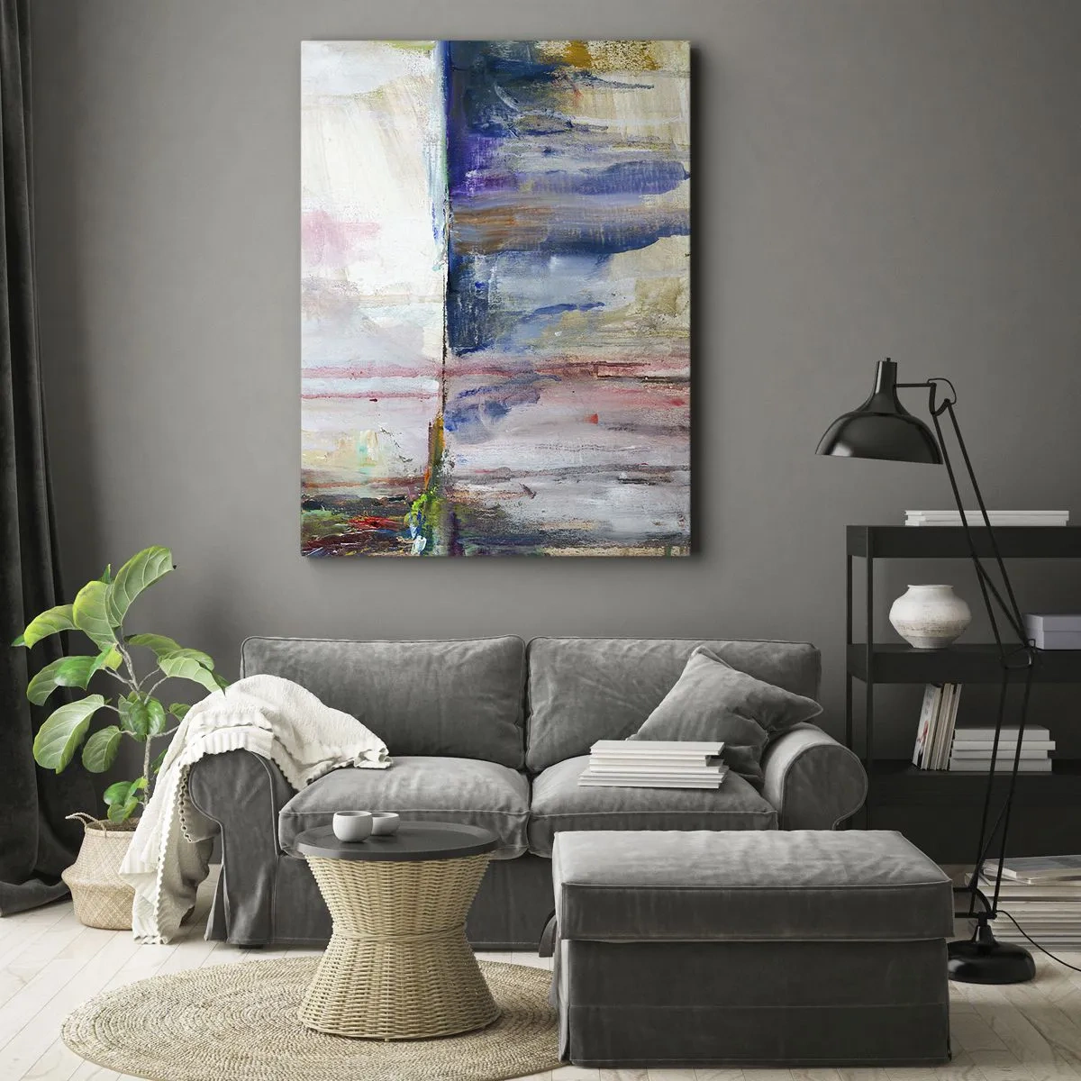 Impression sur toile - Image sur toile - Impressions et associations colorées - 45x80 cm