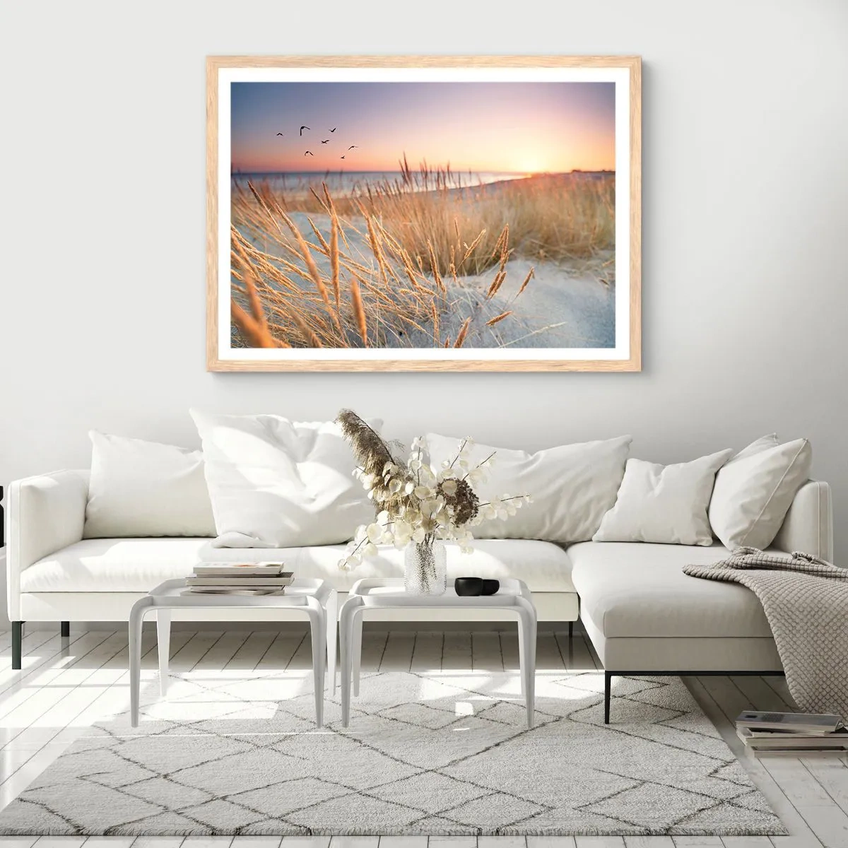 Affiche dans un chêne clair - Poster - Berceuse baltique - 40x30 cm