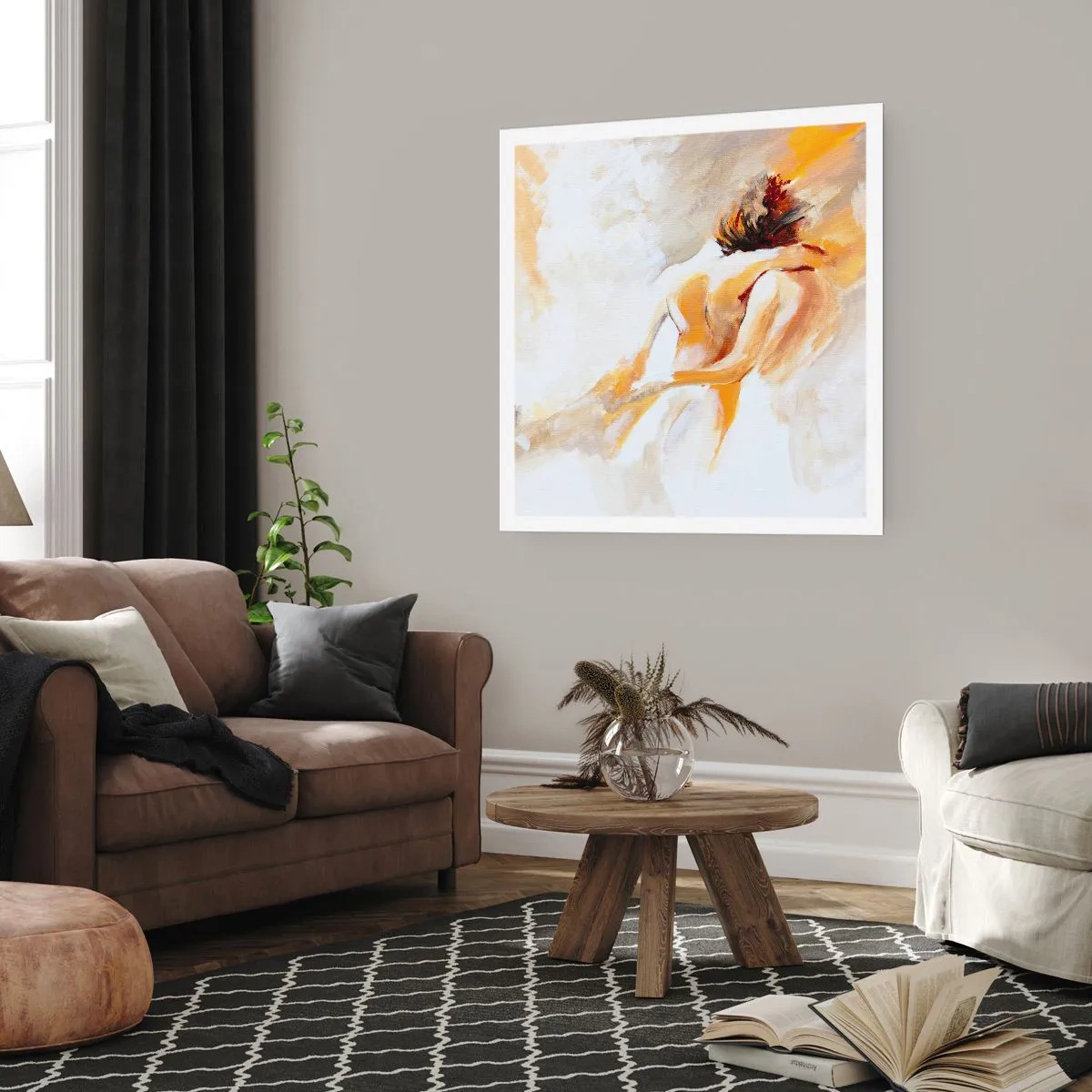 Affiche - Poster - Proximité dans le ciel - 40x40 cm