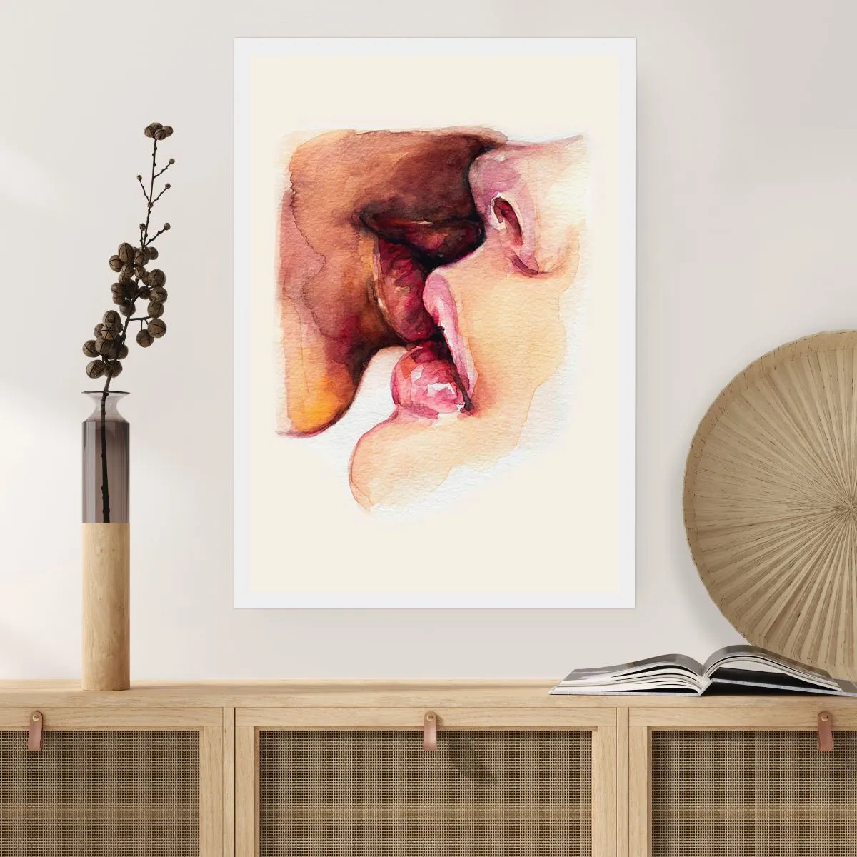 Affiche - Poster - Comme le jour et la nuit, la terre et le ciel - 70x100 cm