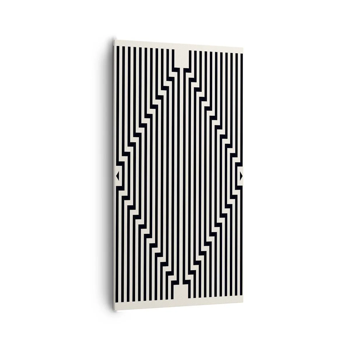 Impression sur toile - Image sur toile - Illusion géométrique - 65x120 cm