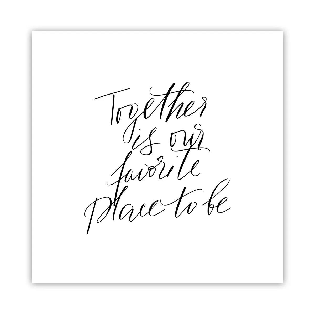 Affiche - Poster - Vous aussi vous le sentez? - 50x50 cm