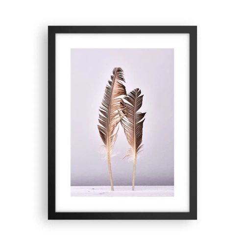 Affiche dans un cadre noir - Poster - Face au néant - 30x40 cm