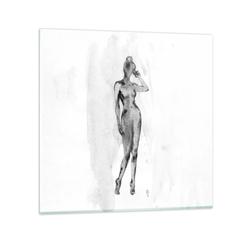 Impression sur verre - Image sur verre - Etude de l'idéal de la féminité - 50x50 cm