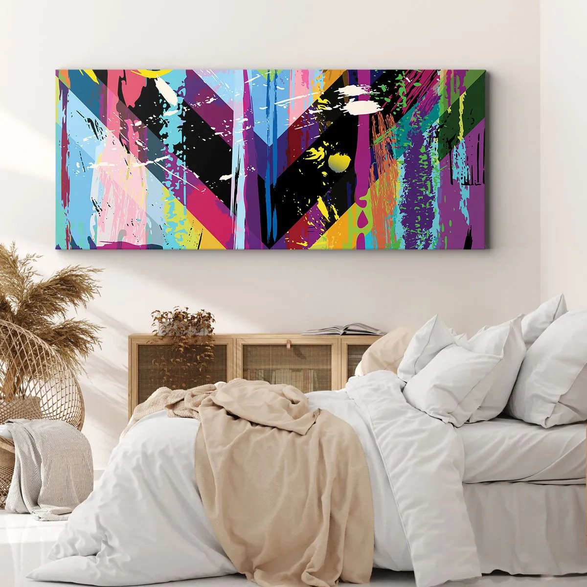 Impression sur toile - Image sur toile - De haut en bas - 100x40 cm