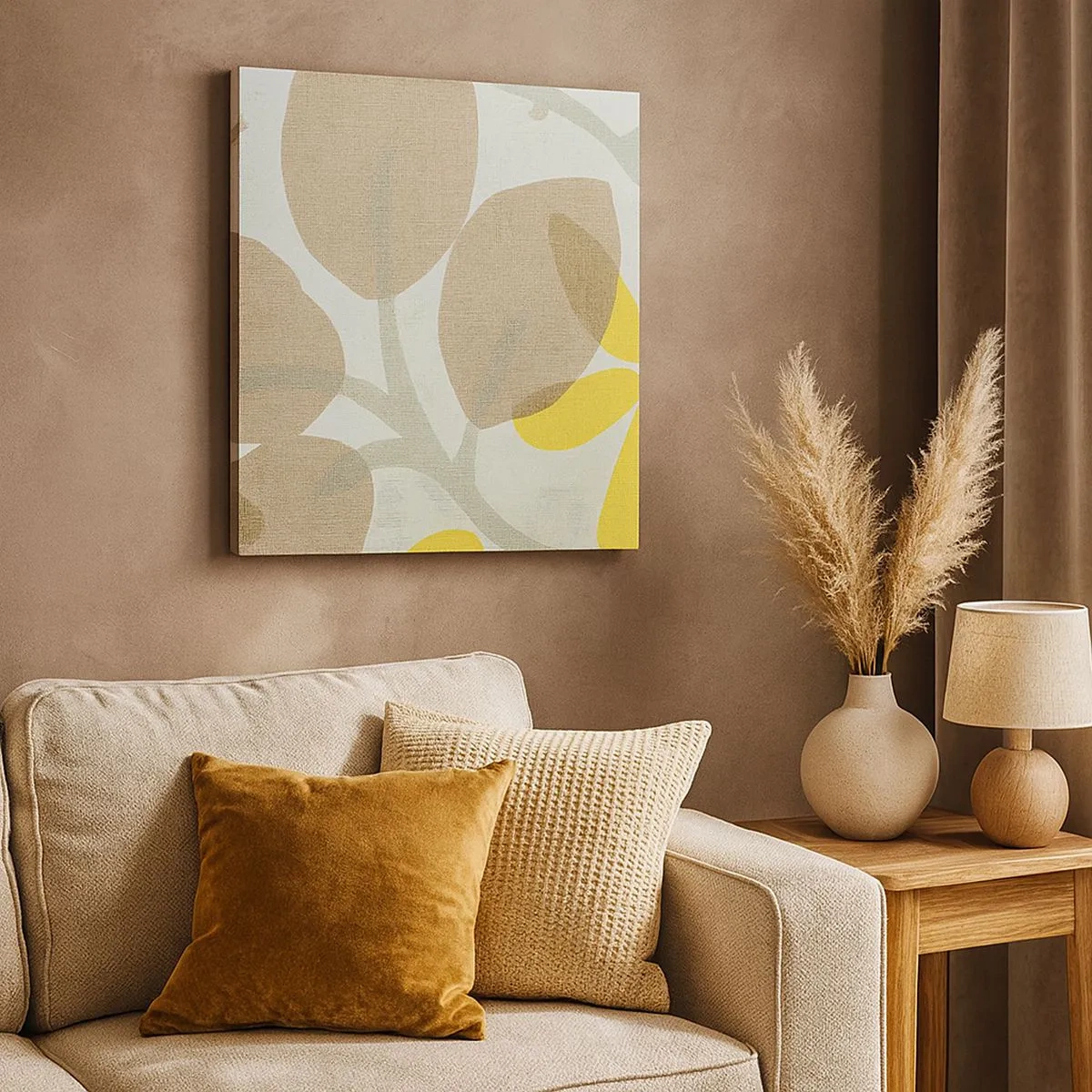 Impression sur toile - Image sur toile - Composition en plein soleil - 30x30 cm