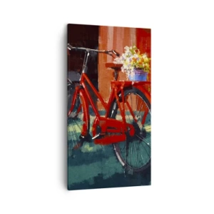 Impression sur toile - Image sur toile - I want to ride my bicycle - 45x80 cm