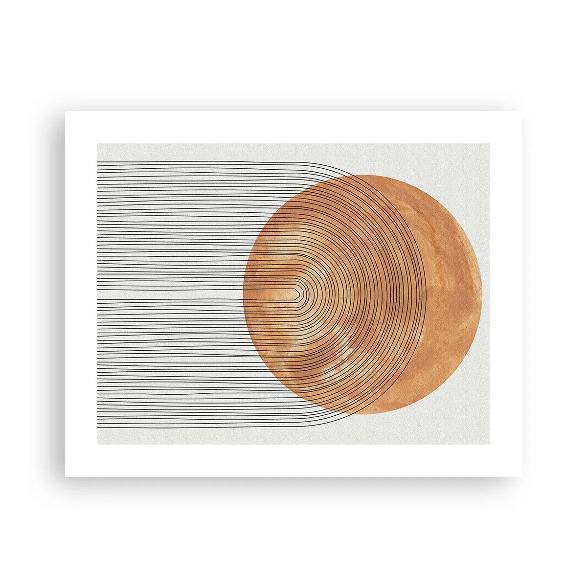 Affiche - Poster - Composition solaire - 50x40 cm