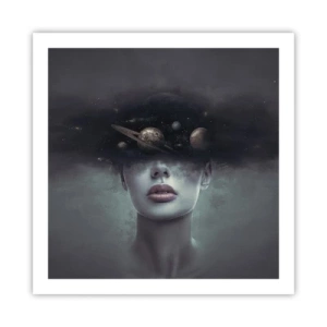 Affiche - Poster - Et les planètes deviennent folles... - 60x60 cm