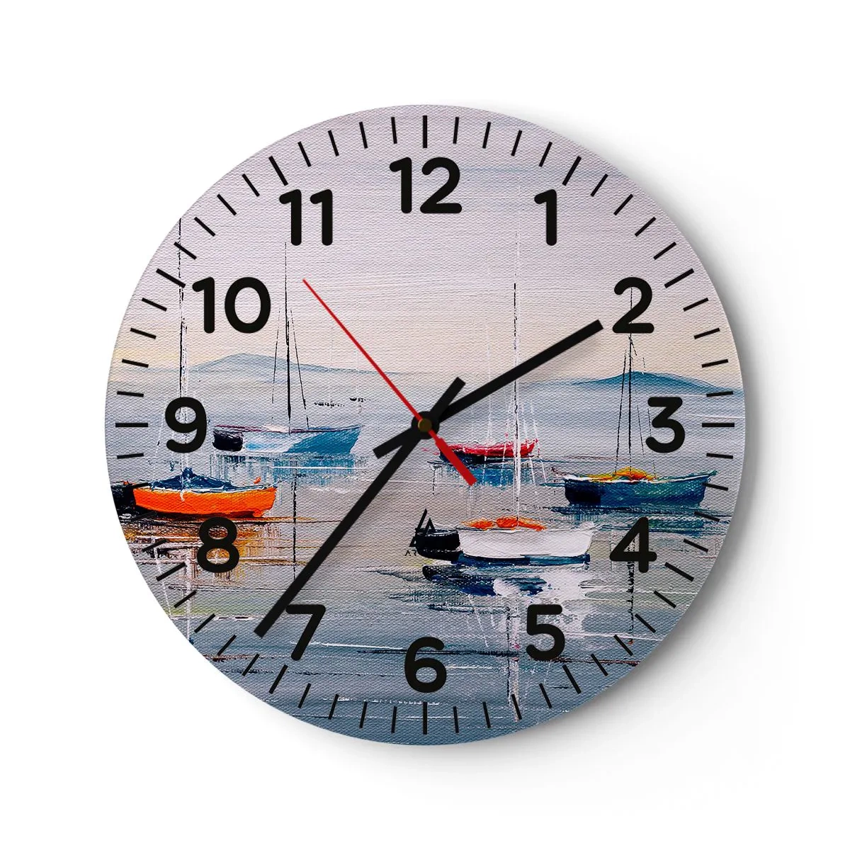 Horloge murale - Pendule murale - Un repos bien mérité - 40x40 cm
