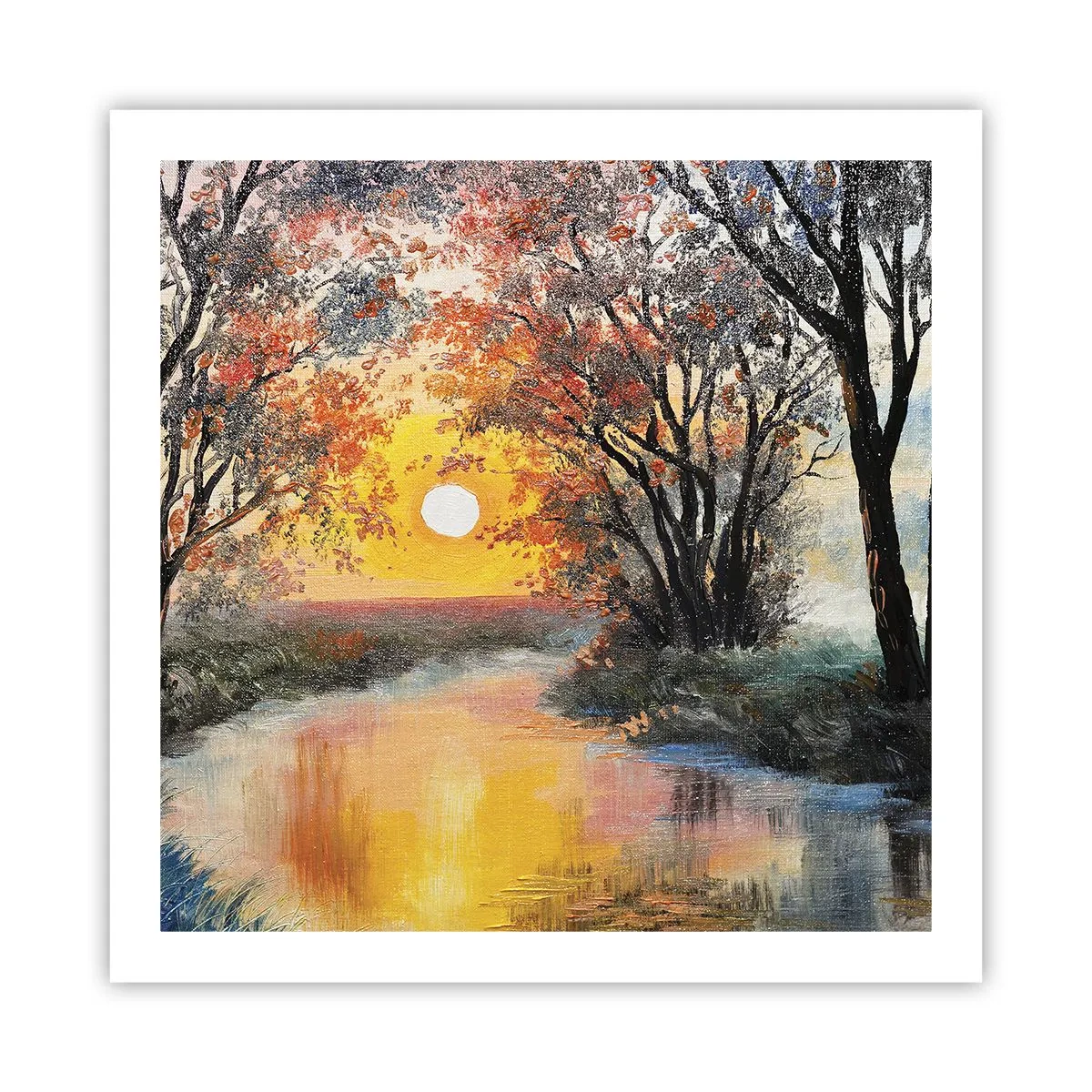 Affiche - Poster - Climats de printemps - 60x60 cm