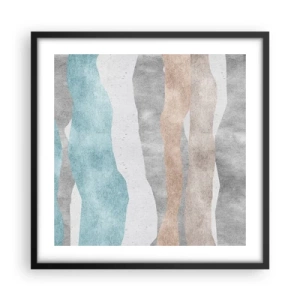 Affiche dans un cadre noir - Poster - Une étude de proximité - 50x50 cm