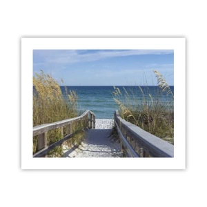 Affiche - Poster - Au soleil, sous le vent - 50x40 cm