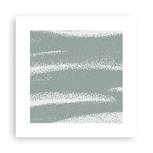 Affiche - Poster - Abstraction dans un climat hivernal - 30x30 cm