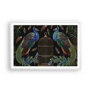 Affiche dans un cadre blanc - Poster - En robes royales - 91x61 cm