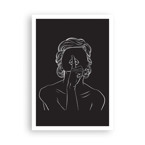 Affiche - Poster - La beauté s'épanouit en silence - 70x100 cm