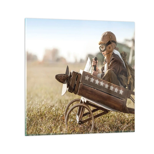 Impression sur verre - Image sur verre - Départ vers un rêve - 60x60 cm