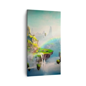 Impression sur toile - Image sur toile - Au milieu des cieux - îles du bonheur - 45x80 cm