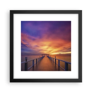 Affiche dans un cadre noir - Poster - Sans fin - 30x30 cm