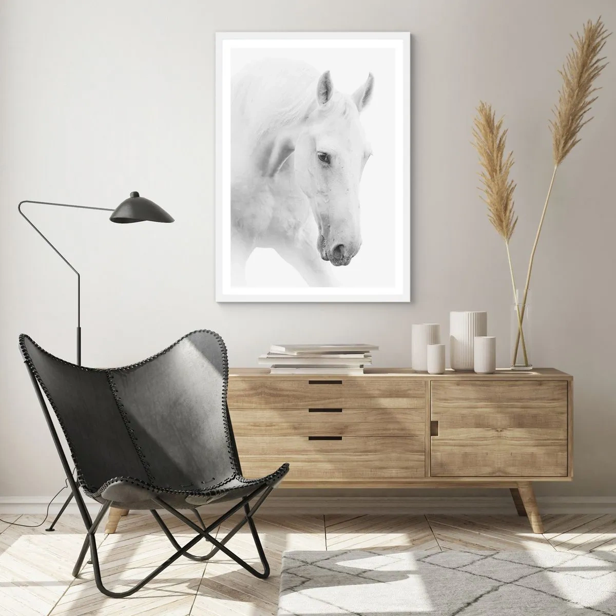 Affiche dans un cadre blanc - Poster - Serait-ce de l’amitié? - 70x100 cm