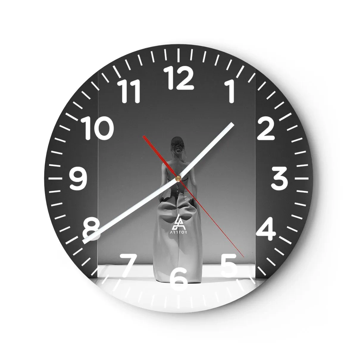 Horloge murale - Pendule murale - Simplicité raffinée - 30x30 cm