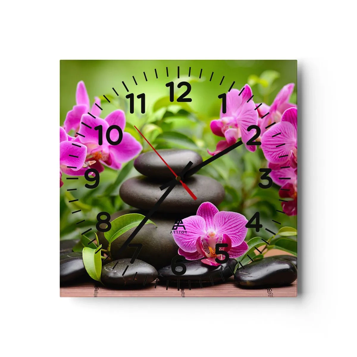 Horloge murale - Pendule murale - Pyramide de la Paix - 40x40 cm