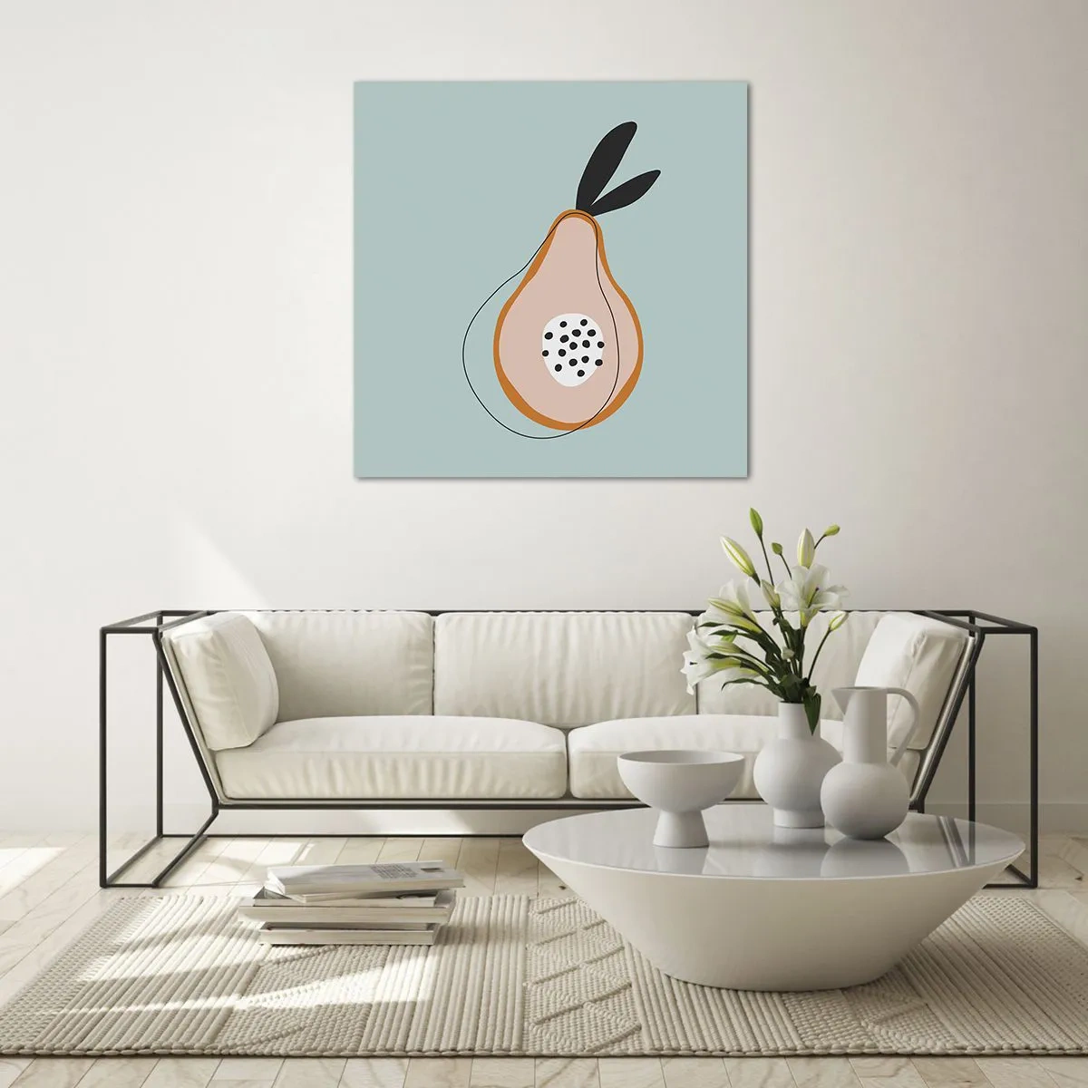 Impression sur verre - Image sur verre - Pénétrer la nature des choses - 40x40 cm