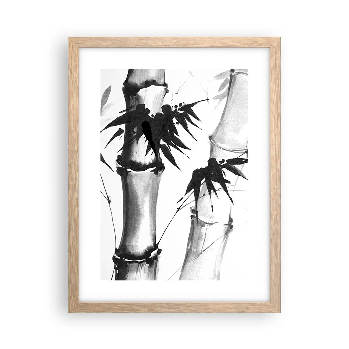 Affiche dans un chêne clair - Poster - Gros plan sur l'orient - 30x40 cm