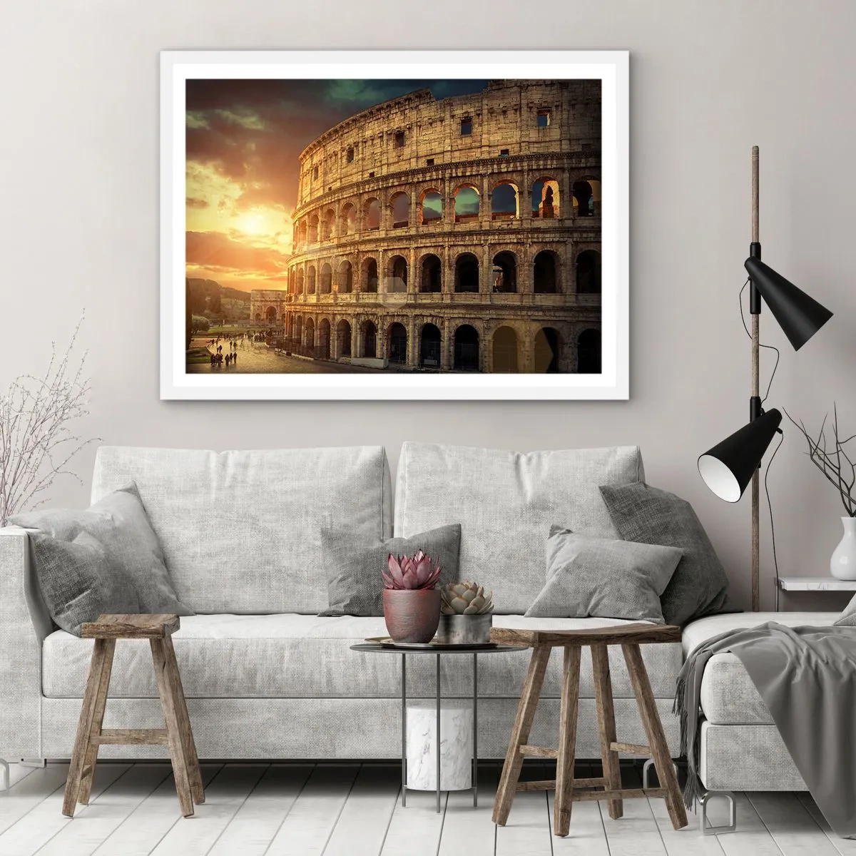 Affiche dans un cadre blanc - Poster - Une impression colossale - 91x61 cm