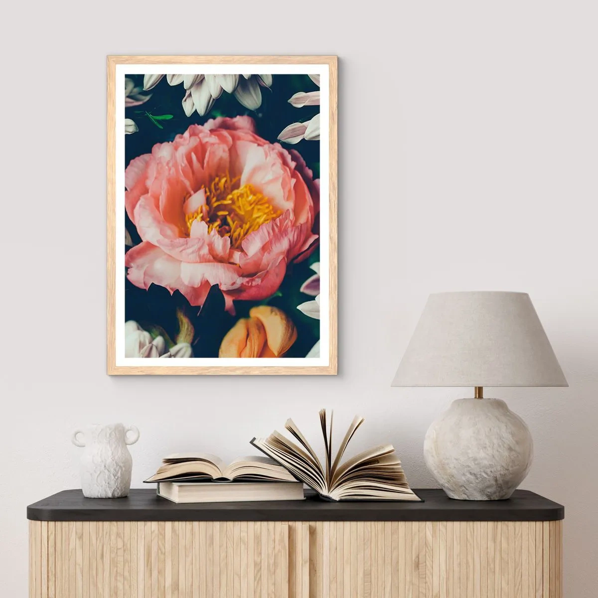 Affiche dans un chêne clair - Poster - Splendeur baroque - 30x40 cm