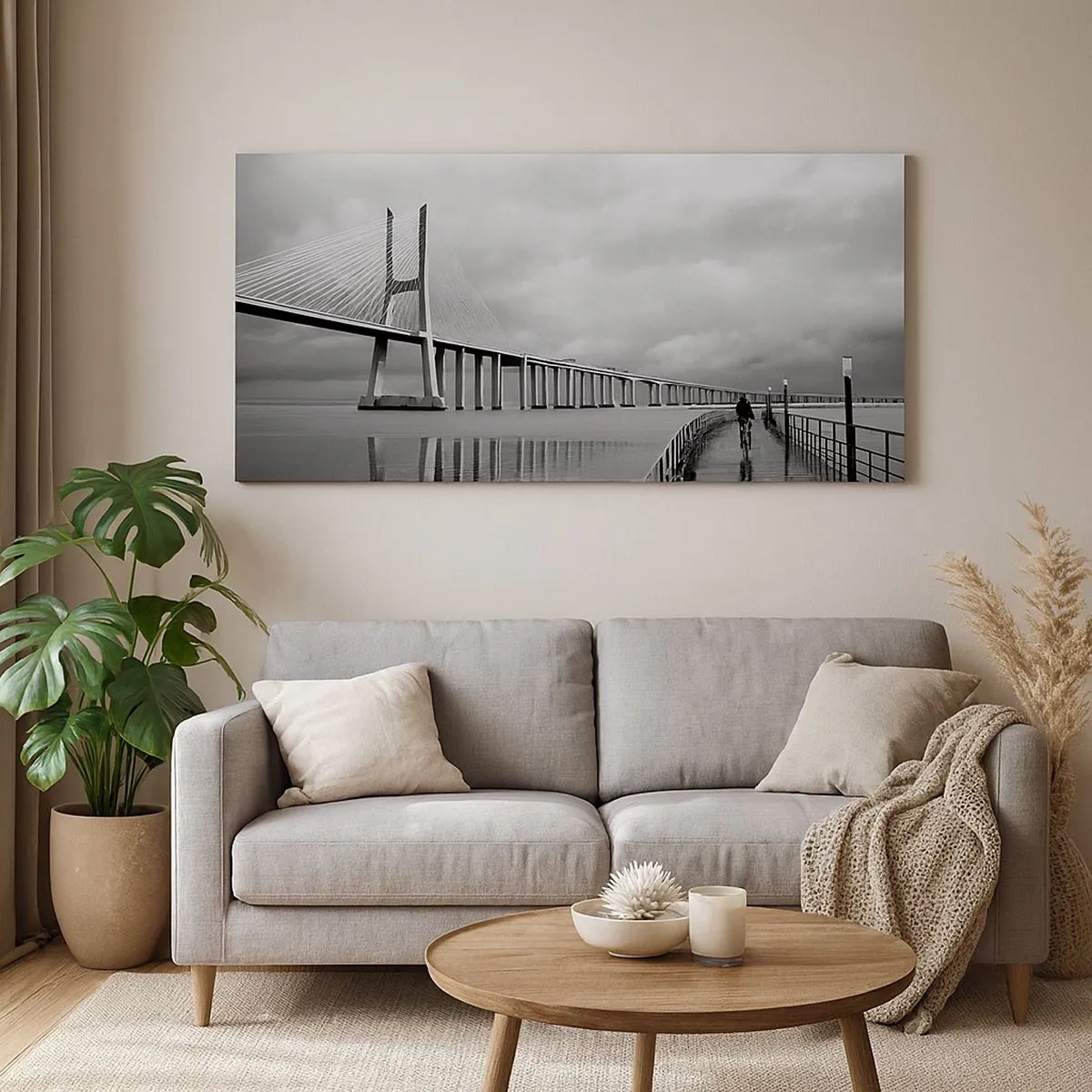 Impression sur toile - Image sur toile - A tous ceux qui lui sont important - 100x40 cm