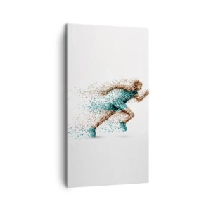 Impression sur toile - Image sur toile - La vie est une course - 45x80 cm