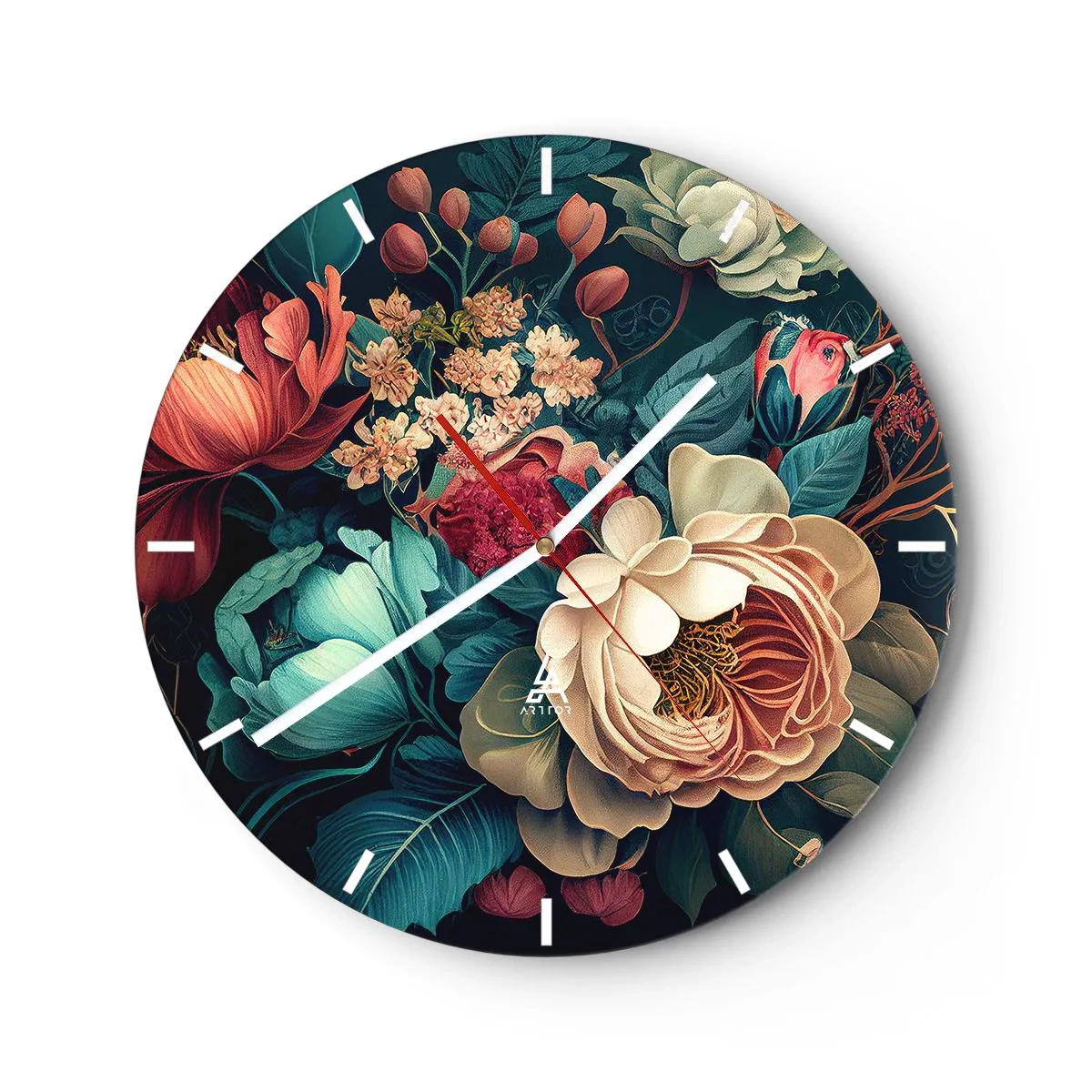 Horloge murale - Pendule murale - le charme du 19ème siècle - 30x30 cm