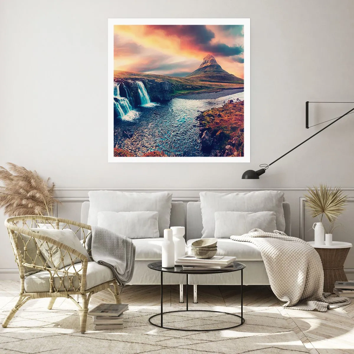 Affiche - Poster - Dans la majesté de la nature - 40x40 cm