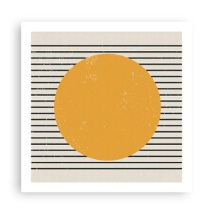 Affiche - Poster - Le pouvoir de la simplicité - 60x60 cm