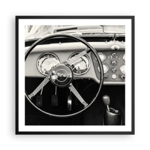 Affiche dans un cadre noir - Poster - Rêve de collectionneur - 60x60 cm