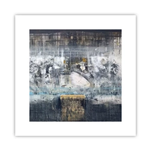 Affiche - Poster - Comme sur la glace, comme après décembre - 30x30 cm