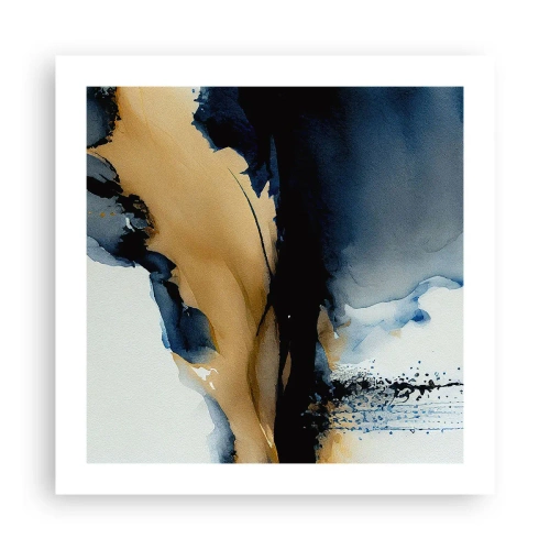 Affiche - Poster - Derrière le rideau - 50x50 cm