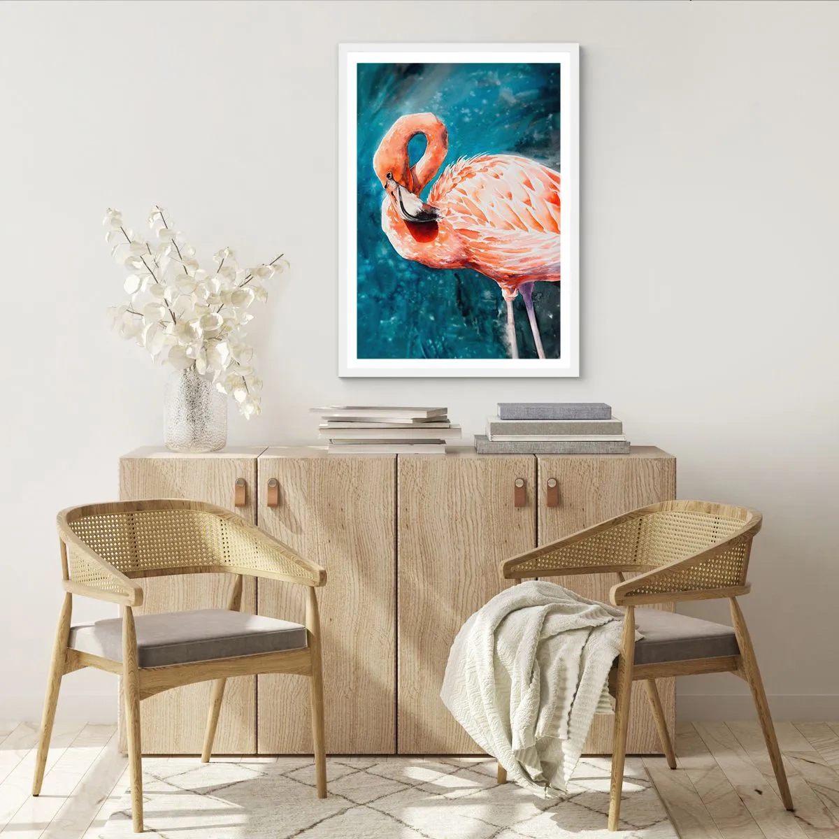 Affiche dans un cadre blanc - Poster - Décoratif par nature - 30x40 cm