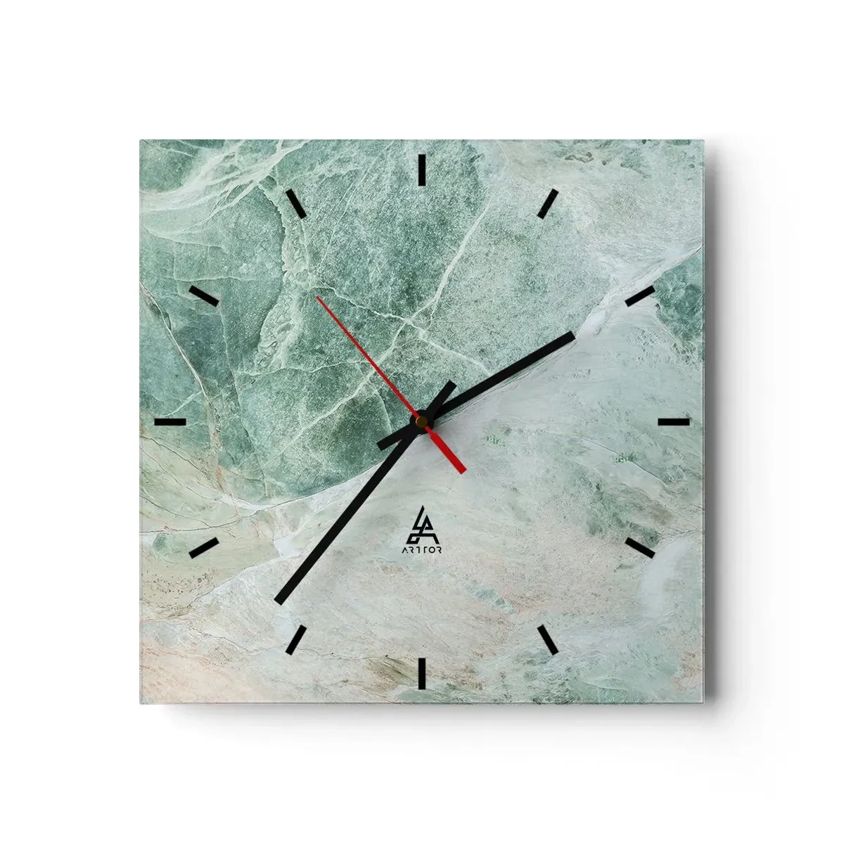Horloge murale - Pendule murale - La noble froideur de la pierre - 40x40 cm