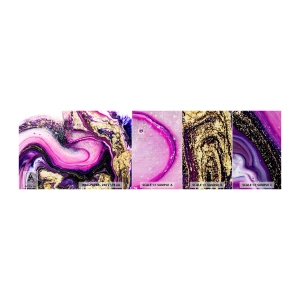 Échantillon de Papier Peint Premium Canvas - Un instant dans les coulisses - Abstraction, Morceau, Modèle moderne - 100x30 cm