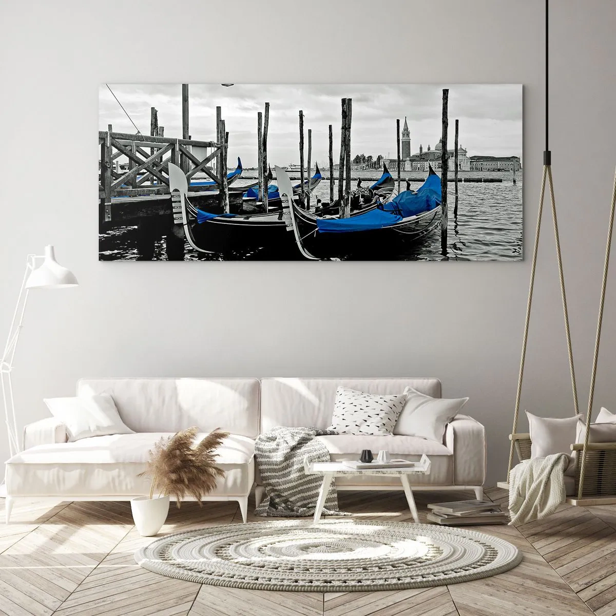 Impression sur verre - Image sur verre - Venise pensive - 100x40 cm