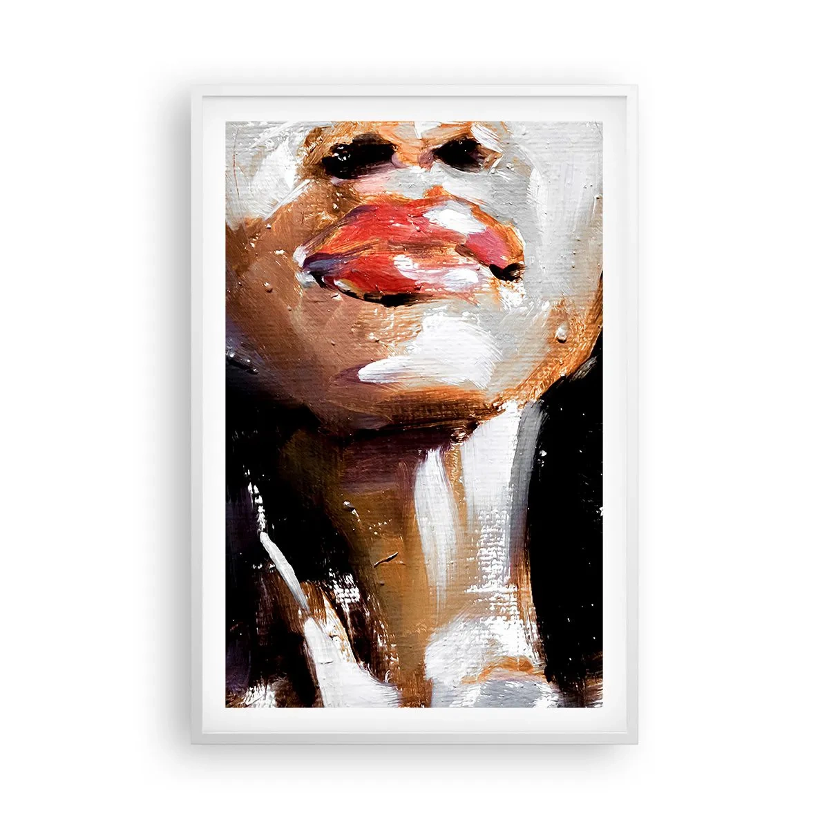 Affiche dans un cadre blanc - Poster - Fierté sans préjugés - 61x91 cm