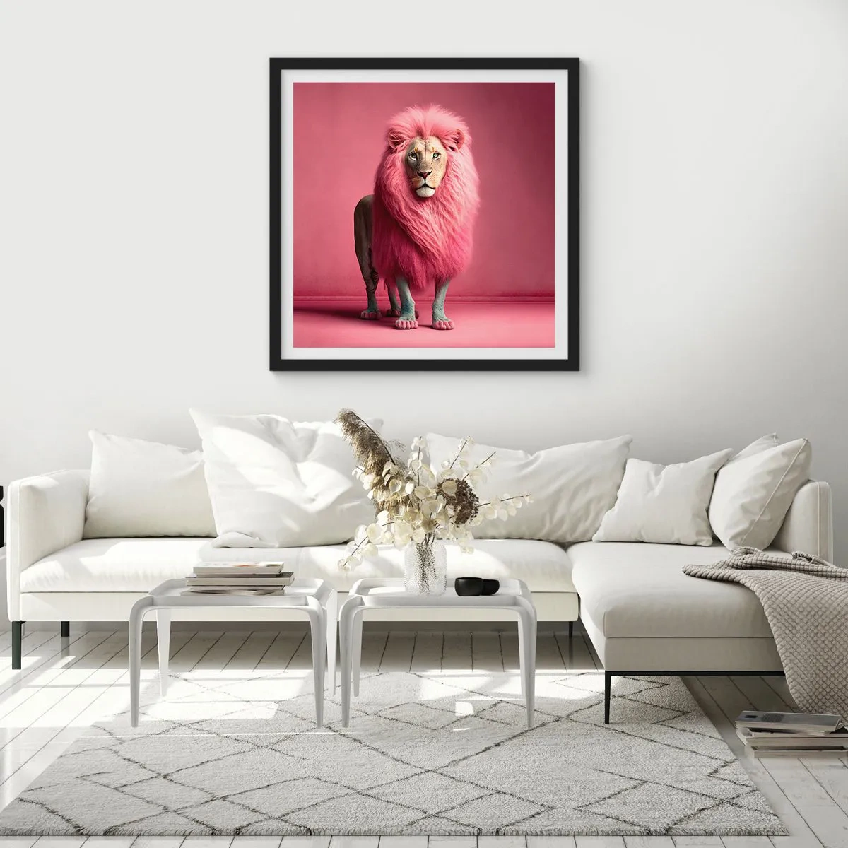 Affiche dans un cadre noir - Poster - Et tu n'as plus peur - 30x30 cm