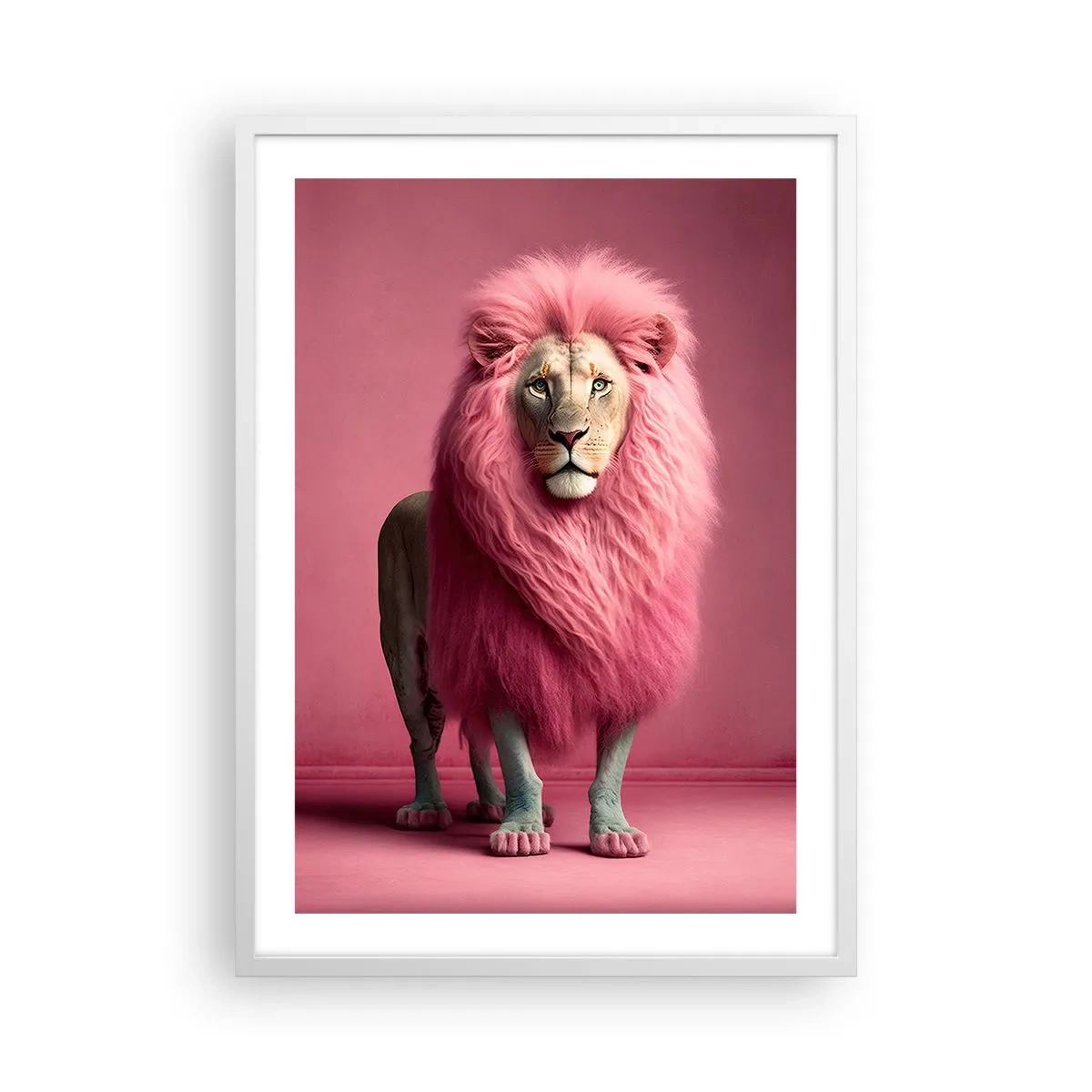 Affiche dans un cadre blanc - Poster - Et tu n'as plus peur - 50x70 cm