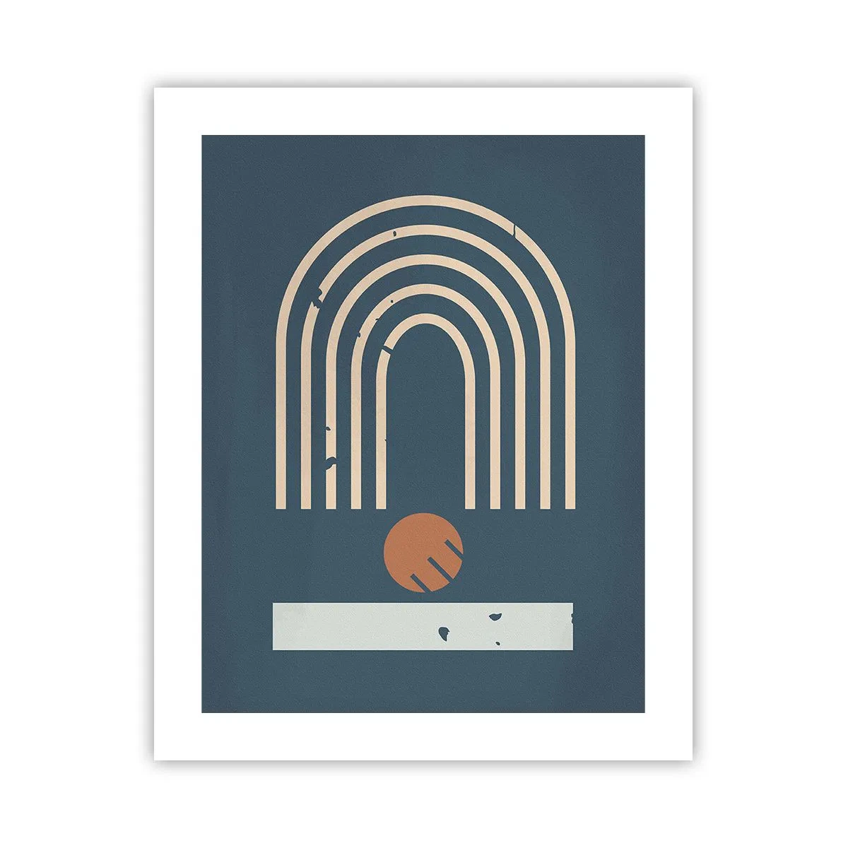 Affiche - Poster - Géométrie sur la grenade - 40x50 cm