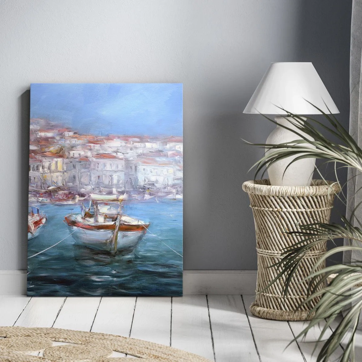 Impression sur toile - Image sur toile - Baie italienne - 45x80 cm