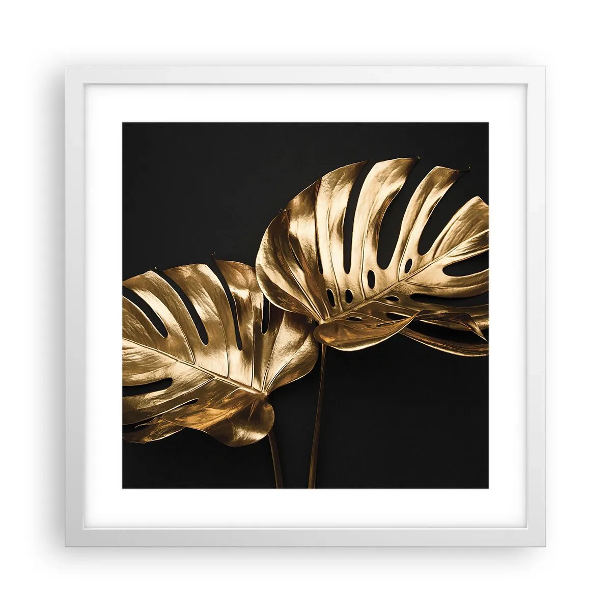 Affiche dans un cadre blanc - Poster - Les trésors de la nature - 40x40 cm