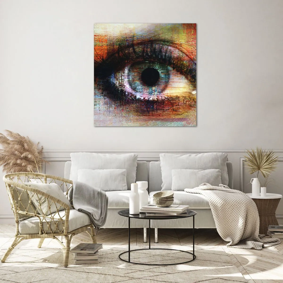 Impression sur verre - Image sur verre - Vous pouvez jeter un coup d'œil dans l'âme - 60x60 cm